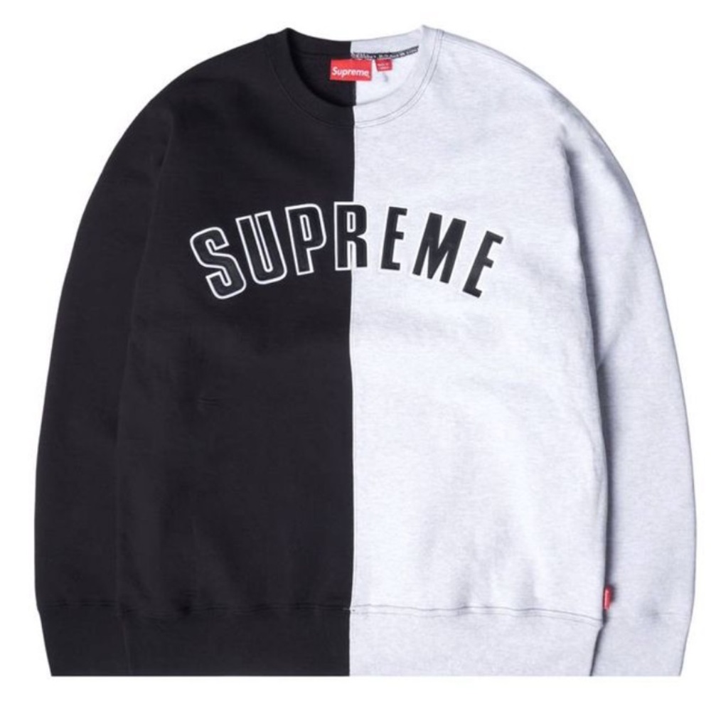 Supreme Split Crewneck Sweatshirt